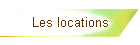 Les locations